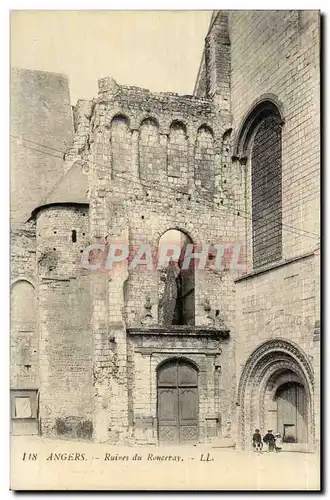 Angers Cartes postales Ruines du Ronceray