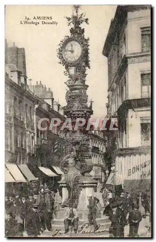 Amiens Cartes postales L&#39horloge Dewailly