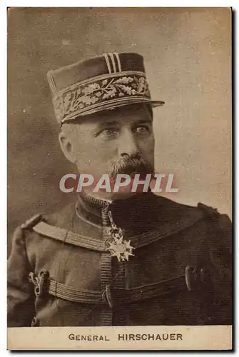 Cartes postales General Hirschauer (militaria)