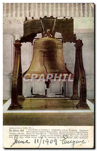 Etats Unis Ansichtskarte AK Liberty Bell