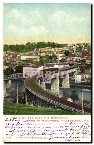 Etats Unis Ansichtskarte AK The S birdge over the Schuylkill Manayunk Philadelphia Pennsylvania