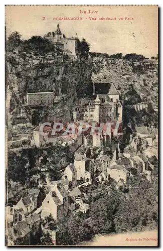 Rocamadour Cartes postales Vue generale de face