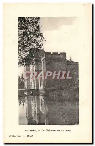 Authon Cartes postales Le chateau vu du nord