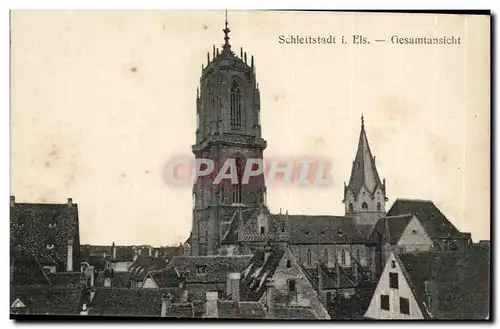 Schlettstadt-Gesamtansicht -Cartes postales