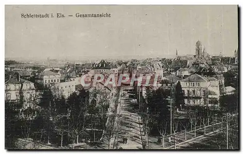 Schlettstadt- Gesamtansicht -Cartes postales