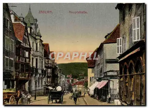 Zabern-Hauptstrasse -Cartes postales