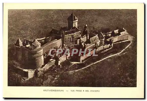 Haut Koenigsourg- Vue Prise A Vol D'Oiseau-Cartes postales