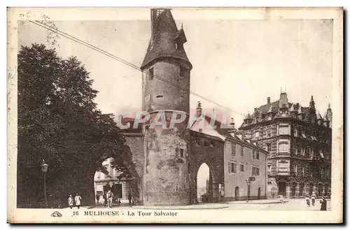 Mulhouse- La Tour Salvator-Ansichtskarte AK