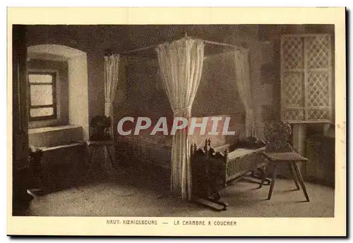 Haut Koenigsbourg- La Chambre A Coucher-Cartes postales