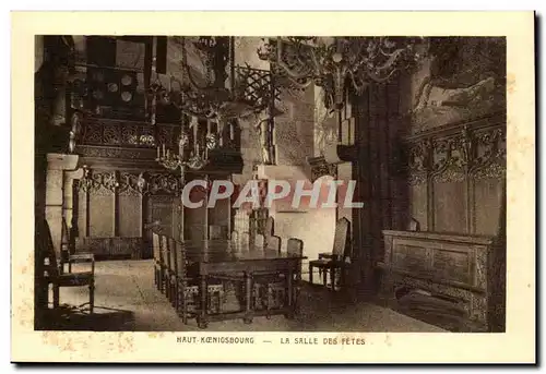 Haut Koenigsbourg- La Salle des Fetes-Cartes postales