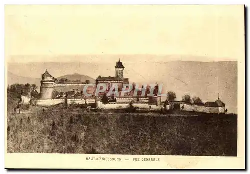 Alsace- Haut-Koenigsbourg-Vue Generale-Cartes postales