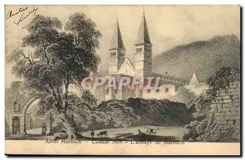 Marbach- Colmar- L'abbaye de Marbach-Cartes postales