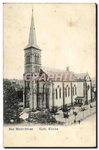 Bad-Niederbronn- Kath Kirche-Cartes postales