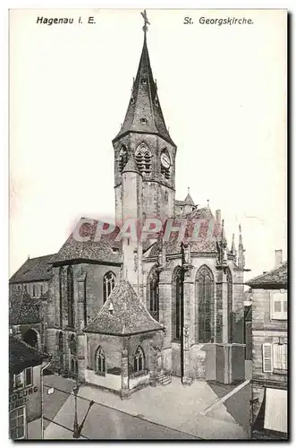 Hagenau-St Georgskirsche-Cartes postales