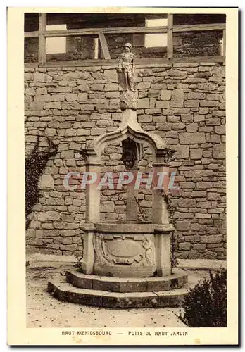 Haut- Koenigsbourg- Puits du Haut Jardin-Ansichtskarte AK