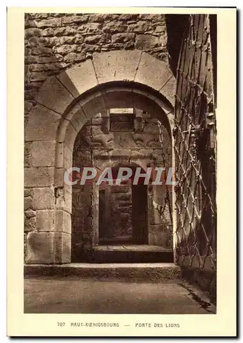 Haut-Koenigsbourg-Porte des Lions-Cartes postales