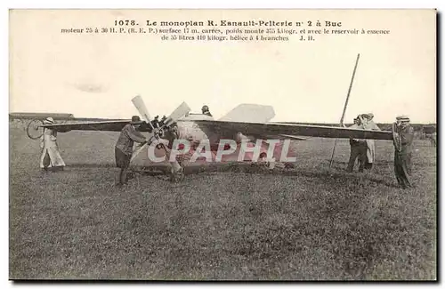 Cartes postales le monoplan Esnault Pelterie Aviateur