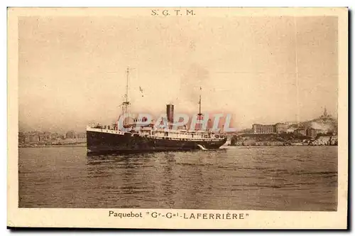 Cartes postales Paquebot Laferriere SGTM