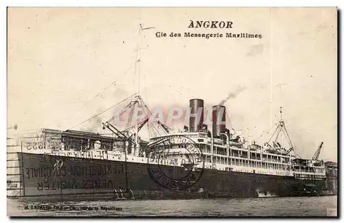 Angkor Ansichtskarte AK Cie des Messageries Maritimes