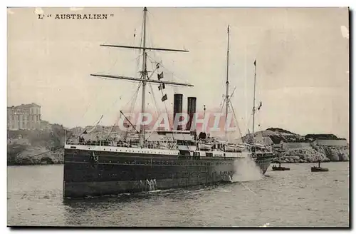 Cartes postales Bateau L&#39australien Australian