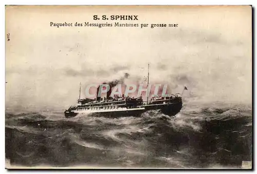 Ansichtskarte AK Bateau Paquebot SS Sphinx Messageries Maritimes