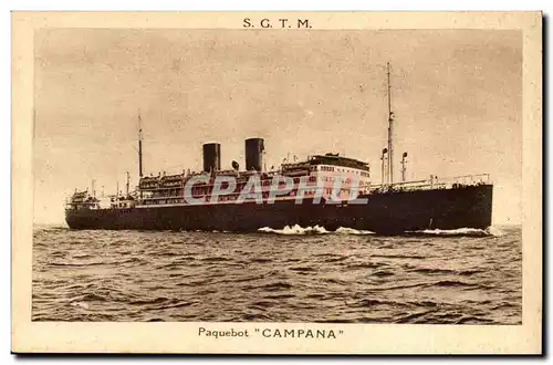 Cartes postales moderne Bateau Paquebot Campana SGTM