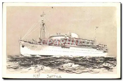 Cartes postales moderne Bateau Paquebot Mal Joffre Messageries Maritimes