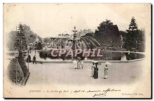 Angers Cartes postales le jardin du mail