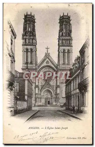 Angers Cartes postales L'eglise Saint Joseph