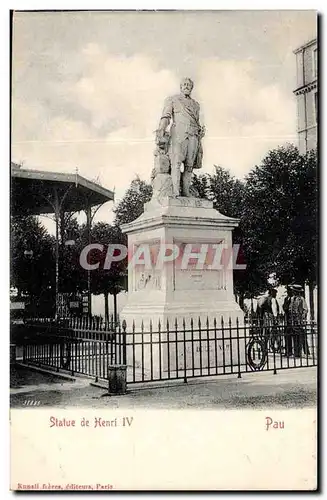 Pau Cartes postales Statue de Henri IV