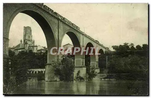 Albi Ansichtskarte AK le viaduc et la cathedrale