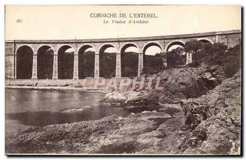 Cartes postales Corniche de l&#39Esterel La viaduc d&#39Antheor