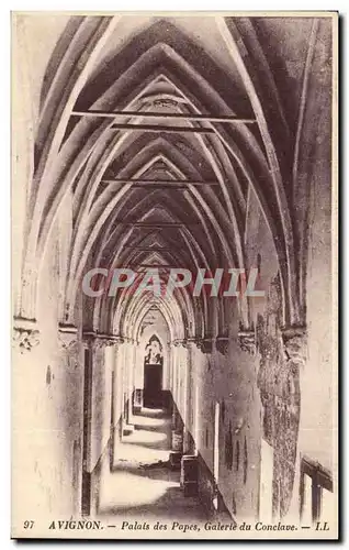 Cartes postales Avignon Palais des Papes Galerie du conclave