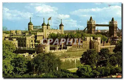 England - Angleterre - Tower and Tower Bridge London - Ansichtskarte AK