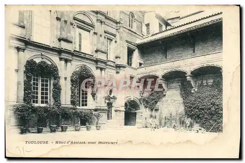 Toulouse - Hotel d&#39Assezat cour interieure - Ansichtskarte AK