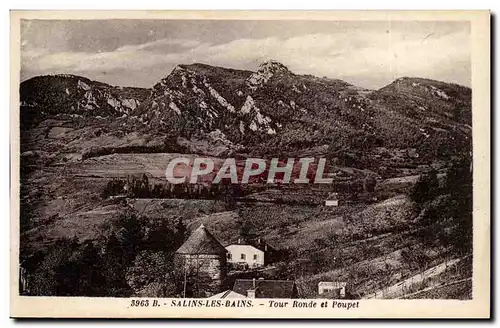 salins les bains - Tour Ronde et Mont Poupet - Ansichtskarte AK