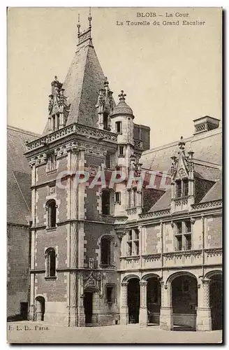 Blois - La Cour - La Tourelle du Grand Escalier - Ansichtskarte AK