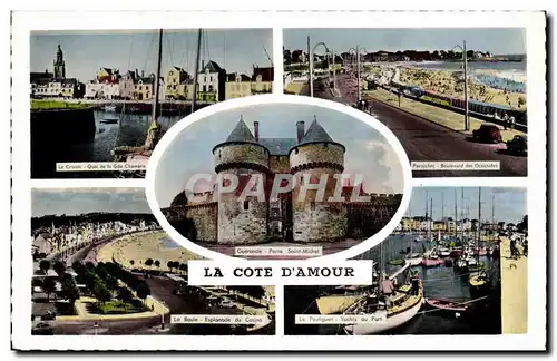 Cartes postales moderne Cote d&#39amour Le Croisic La Baule Pornichet Pouliguen