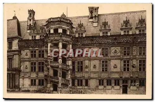 Cartes postales Blois Le chateau Escalier Francois 1er