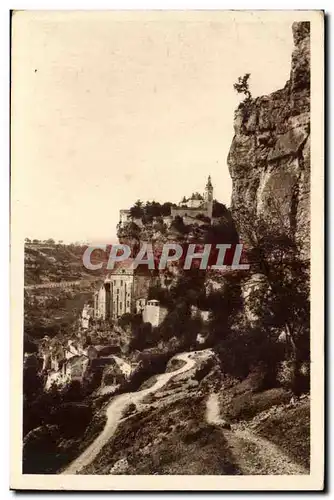Cartes postales Rocamadour Vue du chemin des Templiers