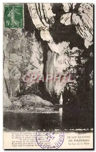 Padriac - Le Gouffre - Le Lac de la Pluie - Ansichtskarte AK