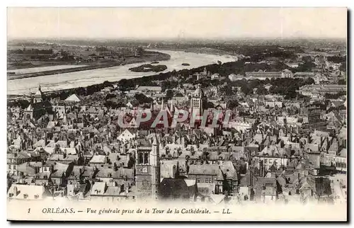 Orleans - Vue Generale prise de la Tour de la Cathedrale - Ansichtskarte AK