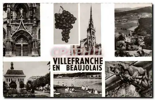 Villefranche - Quelques vues de Vilefranches en Beaujolais - Ansichtskarte AK