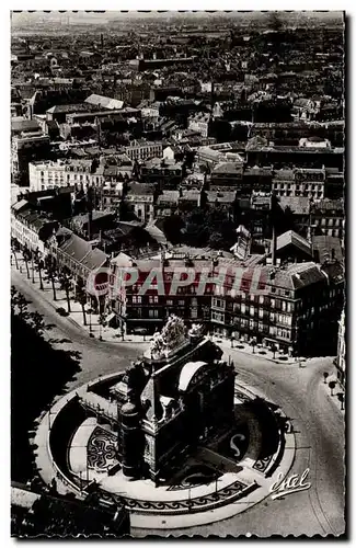 Lille - Vue plongeante sur la Porte de Paris - Cartes postales