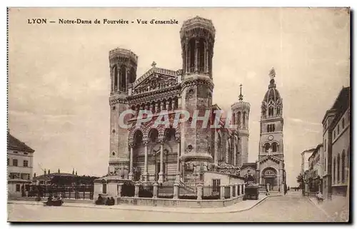 Lyon - Notre Dame de Fourviere - Vue d&#39Ensemble - Cartes postales