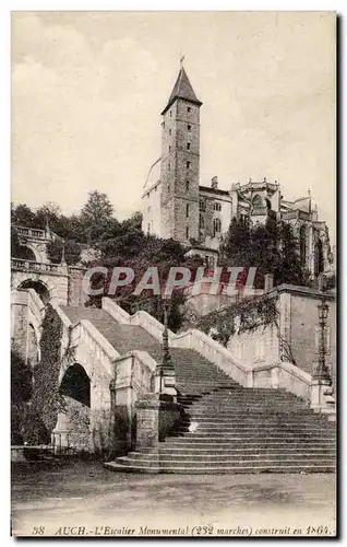 Auch - L&#39Escalier Monumental - Ansichtskarte AK