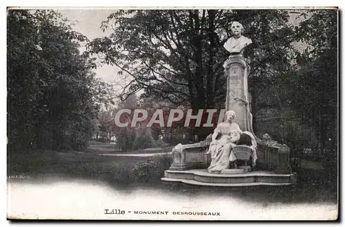 Lille Cartes postales Le monument du chansonnier Desrousseaux
