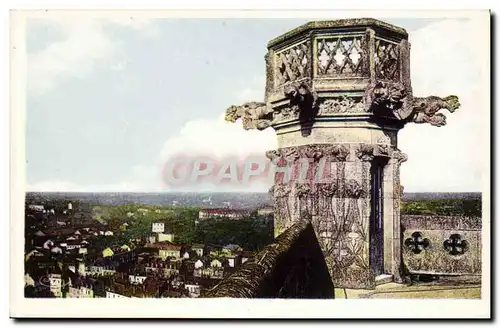Nevers Cartes postales CAthedrale St Cyr Couronnement de la tour