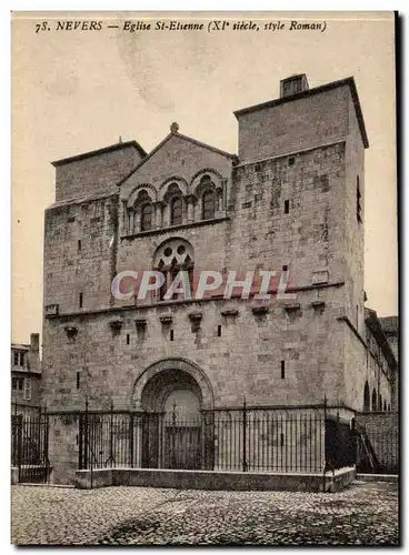 Nevers Cartes postales Eglise St Etienne