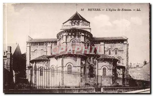 Nevers Ansichtskarte AK Eglise St Etienne